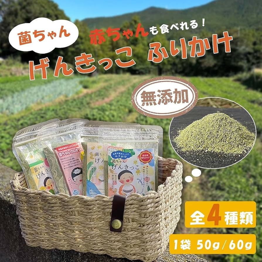 菌ちゃんげんきっこ　吸収率強化　４袋セット 菌ちゃんげんきっこ4種類セット - 菌ちゃんふぁーむ